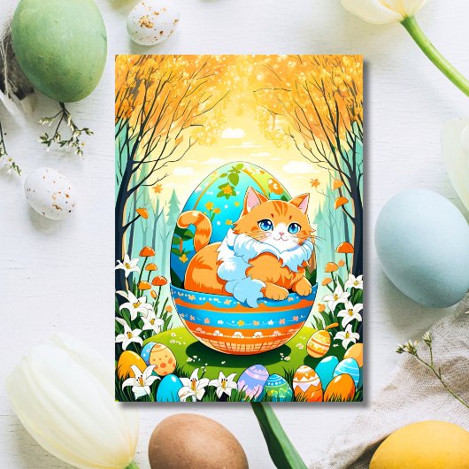 ハッピーイースター猫 シーズンカード