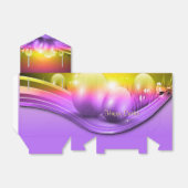 ハッピーイースター着色卵テントの好意ボックス フェイバーボックス (折り畳みなし)