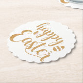 ハッピーイースター紙コースター ペーパーコースター (アングル)