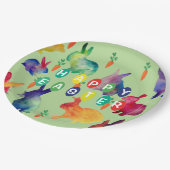 ハッピーイースター紙プレート9インチ ペーパープレート (アングル)