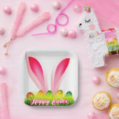 ハッピーイースター紙プレート ペーパープレート (パーティー)