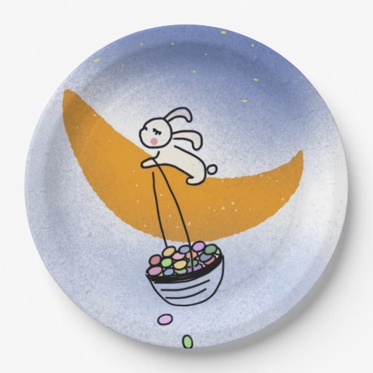 ハッピーイースター紙プレート ペーパープレート (正面)