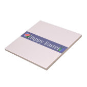 ハッピーイースター紫バナー タイル (側面)