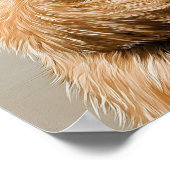 ハッピーイースター絵を描ポートレート卵 ポスター (角)