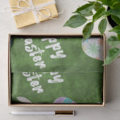 ハッピーイースター色彩の鮮やかの卵と草 薄葉紙 (ギフト)