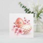 ハッピーイースター花と卵 シーズンカード (スタンド正面)