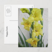 ハッピーイースター花葉書 シーズンポストカード (正面/裏面)