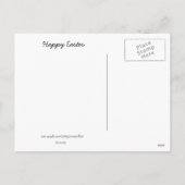 ハッピーイースター花葉書 シーズンポストカード (裏面)