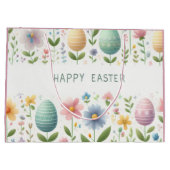 ハッピーイースター花 ラージペーパーバッグ (裏面)