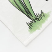 ハッピーイースター芸術 フリースブランケット (角)