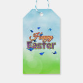 ハッピーイースター蝶 ギフトタグ (裏面)