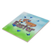 ハッピーイースター蝶 タイル (側面)