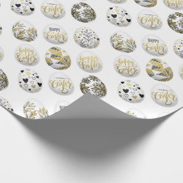 ハッピーイースター装飾イースターエッグラッピング紙 ラッピングペーパー