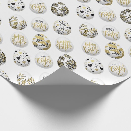 ハッピーイースター装飾イースターエッグラッピング紙 ラッピングペーパー (角)