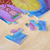 ハッピーイースター装飾抽象芸術パズル ジグソーパズル (側面)