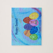 ハッピーイースター装飾抽象芸術パズル ジグソーパズル (縦)