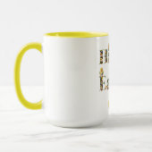 ハッピーイースター装飾文字ベビーChics マグカップ (左)