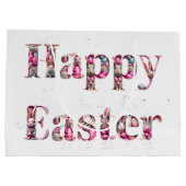 ハッピーイースター装飾文字 ラージペーパーバッグ (裏面)