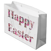 ハッピーイースター装飾文字 ラージペーパーバッグ (裏面アングル)