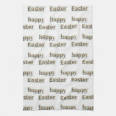 ハッピーイースター装飾野花文字 キッチンタオル (縦)