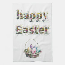 ハッピーイースター装飾野花文字