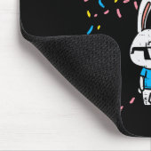 ハッピーイースター誕生日バニーケーキデイパーティーボーイズG マウスパッド (コーナー)