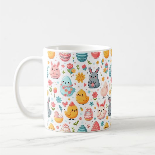 ハッピーイースター贈与 コーヒーマグカップ (左)