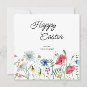 ハッピーイースター野草 シーズンカード (正面)