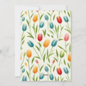 ハッピーイースター金ゴールドスクリプトカスタムの写真 シーズンカード (裏面)