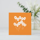 ハッピーイースター鍵白とオレンジニースバルーン シーズンカード (スタンド正面)