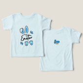 ハッピーイースター青 (デザイン正面&裏面)