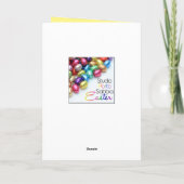 ハッピーイースター顔仮面乳房 シーズンカード (裏面)