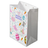 ハッピーイースター願い ミディアムペーパーバッグ (正面アングル)