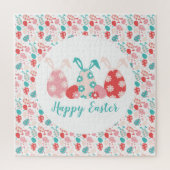 ハッピーイースター飾エッグバニー耳 ジグソーパズル (縦)