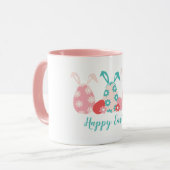 ハッピーイースター飾エッグバニー耳 マグカップ (正面左)