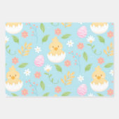 ハッピーイースター鶏 ラッピングペーパーシート (正面3)