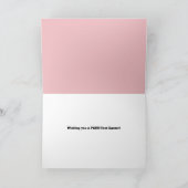 ハッピーイースター2匹の可愛い猫がバニーイヤーズユーモア シーズンカード (内部)