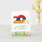 ハッピーイースター2024グリーティングカード「アルメニア」 カード (黄色い花)