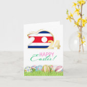 ハッピーイースター2024グリーティングカード「コスタリカ」 カード (黄色い花)