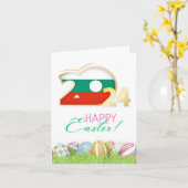 ハッピーイースター2024グリーティングカード「ブルガリア」 カード (黄色い花)