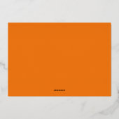 ハッピーイースター |あいさつカードが上がった 箔シーズンカード (裏面)