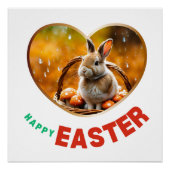 ハッピーイースター-おもしろいイースター ポスター (正面)