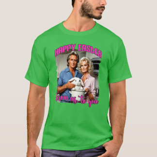 ハッピーイースター おもしろ ファタル・アトラクション 80年代 レトロ ギフト Tシャツ