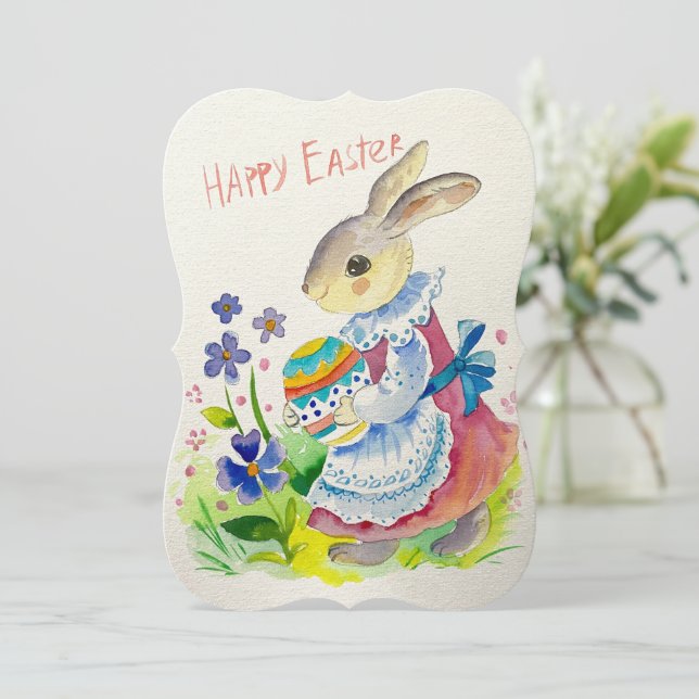 ハッピーイースター。かわいいバニーの卵 (スタンド正面)