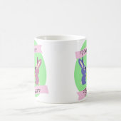 ハッピーイースター!かわいいバニー コーヒーマグカップ (中央)