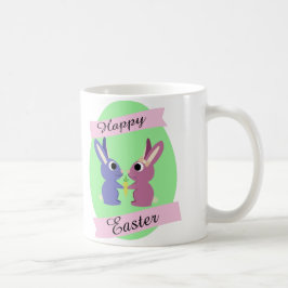 ハッピーイースター!かわいいバニー コーヒーマグカップ