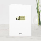 ハッピーイースター。かわいいファッションドオールドバニーと卵 シーズンカード (裏面)