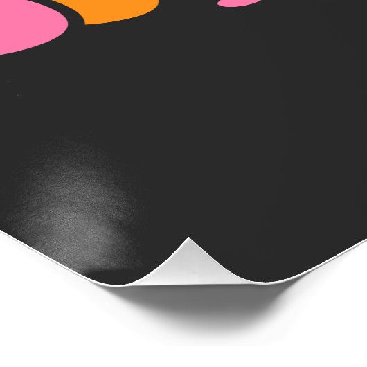 ハッピーイースター – かわいいベビーうさぎ ポスター (コーナー)