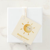 ハッピーイースター!かわいい水彩太陽 フェイバータグ (インサイチュ)