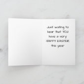 **ハッピーイースター**すべての「耳」が「聞く」が1つ シーズンカード (内部)